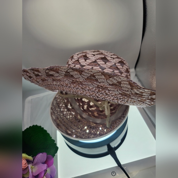 Donna Mixie Pink-Brown Sun Hat - Picture 4 of 5